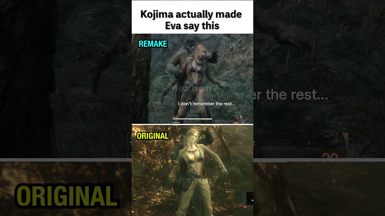 I Can't Believe Kojima Made Eva Say This #metalgearsoliddelta #mgs3 #metalgearsolid3remake