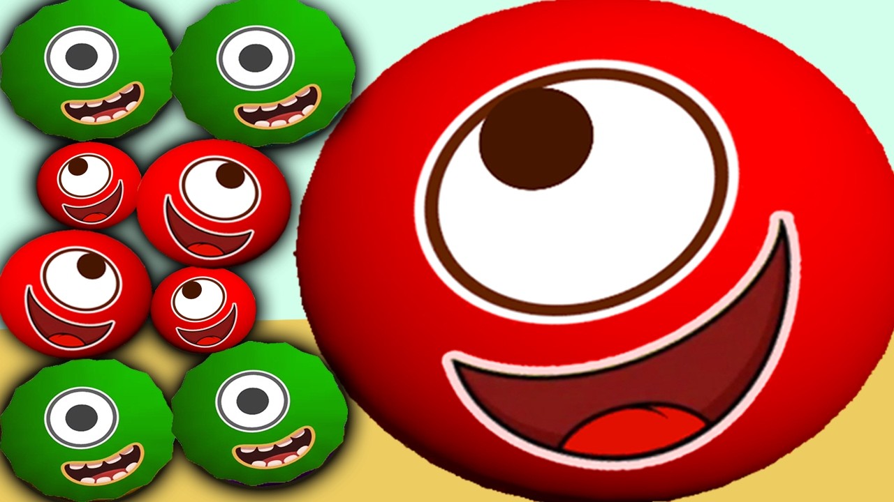 Hungry Balls Fails vs Pro Tricks (Level 400 - 420) Android / iOS Gameplay Walkthrough