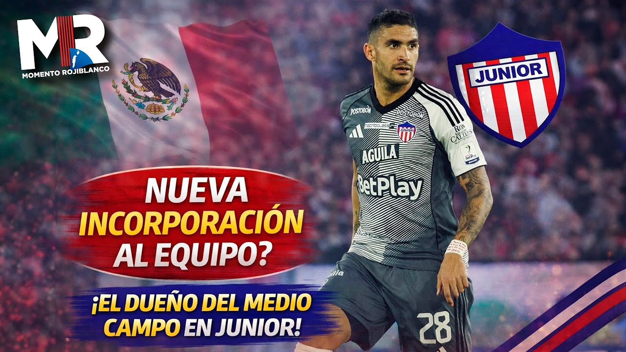 🚨🦈¿Nueva incorporación al equipo? ¡El dueño del medio campo en Junior! #MomentoRojiblano
