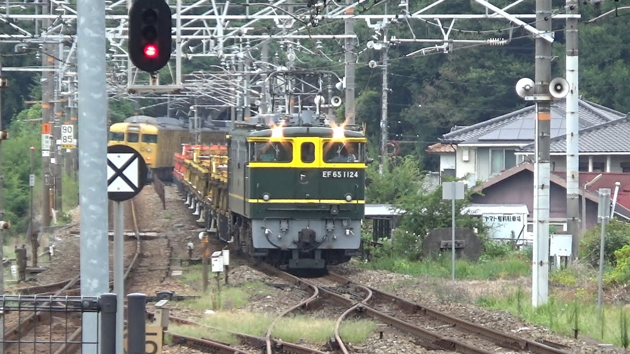 山陽本線笠岡駅をさまざまな貨物列車が通過29本+レール輸送列車1本!