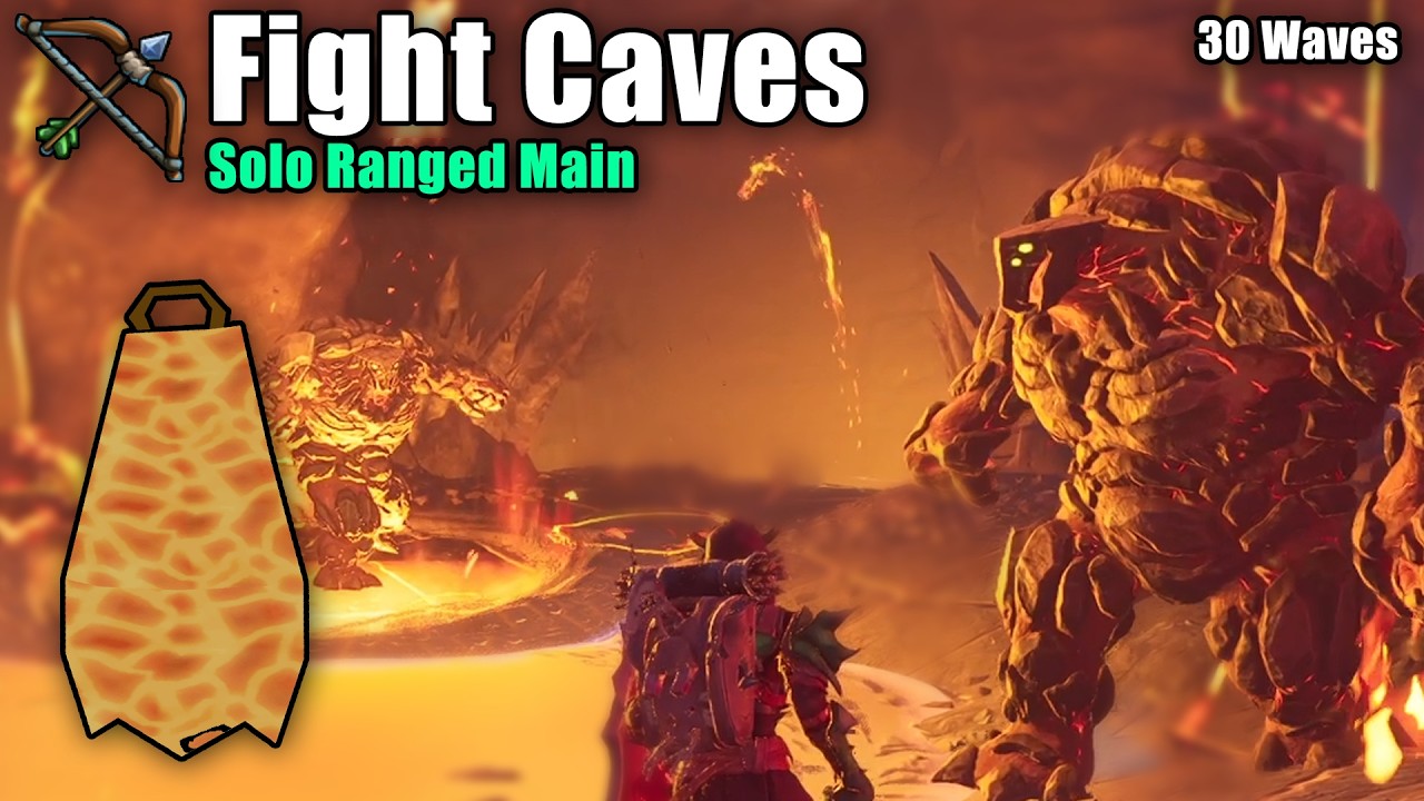 Fight Caves in RuneScape Dragonwilds (Ranged Main)
