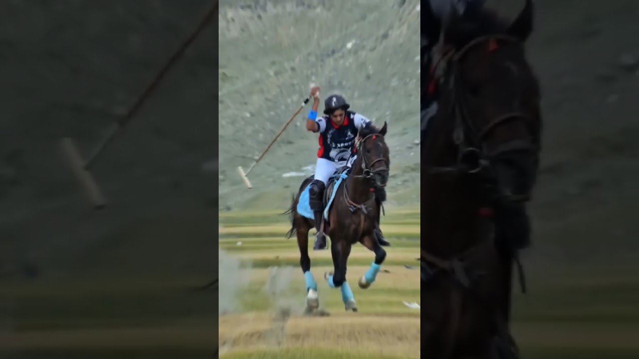 rayyan bin Sohail energetic player from team  GBS . freestyle polo Gilgit Baltistan.