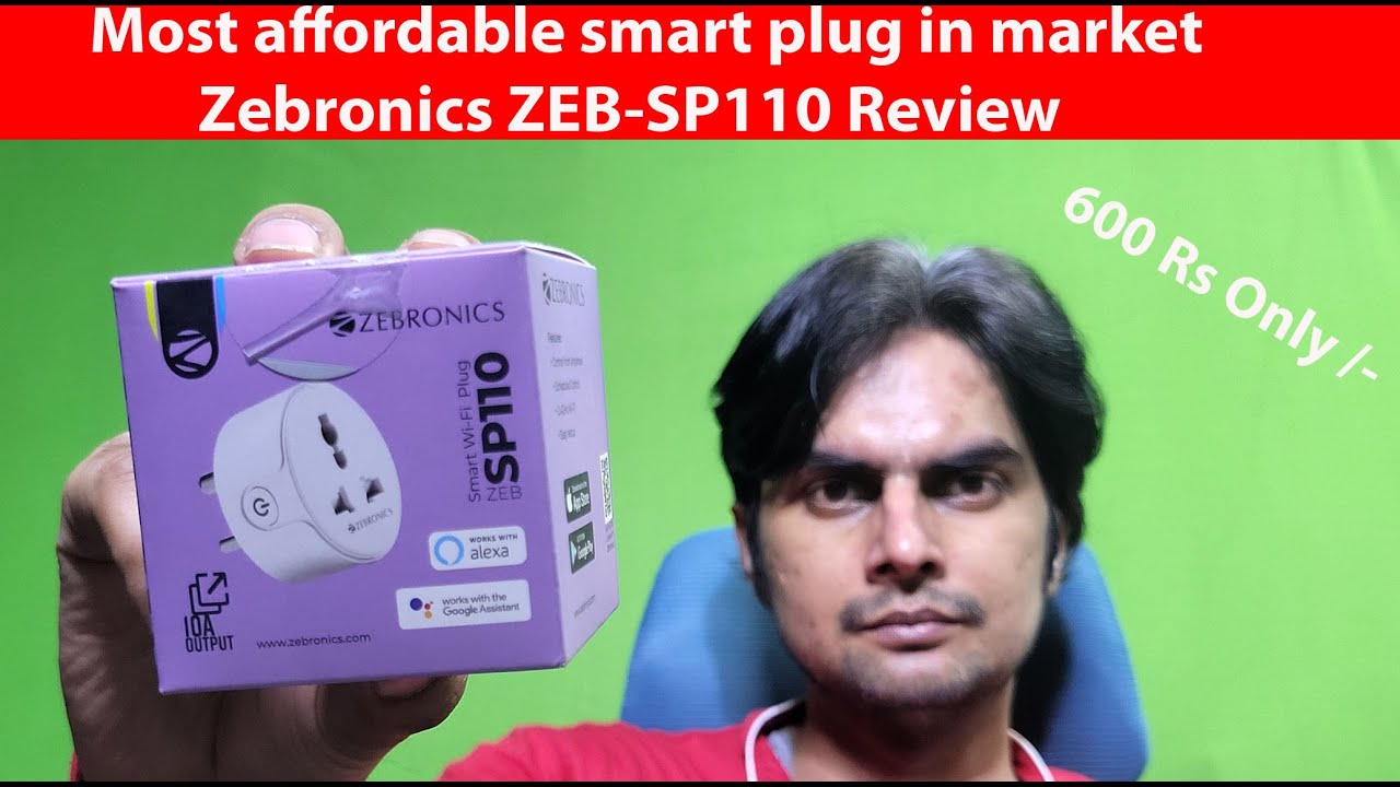 Most affordable smart plug in market | Zebronics ZEB-SP110 smart Wi-Fi plug Review