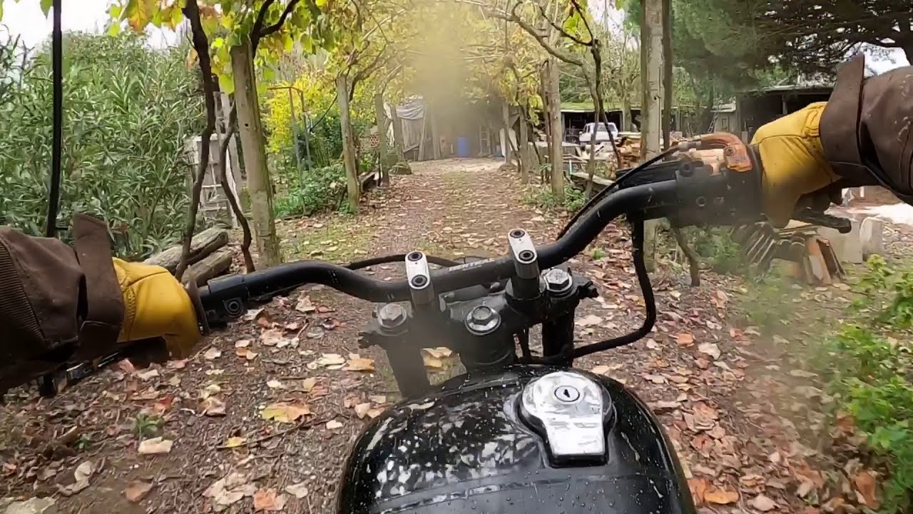 SR250 Scrambler enduro test