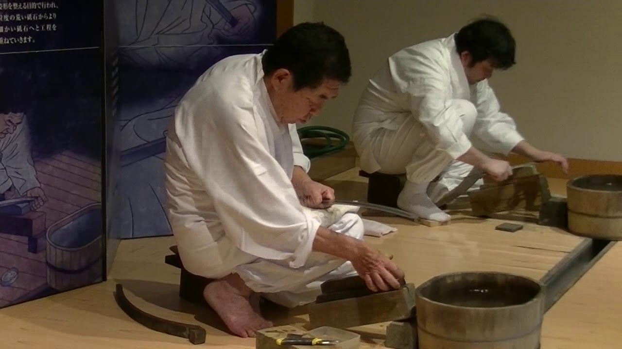 [関市刃物祭り2017]　日本刀　研ぎ師