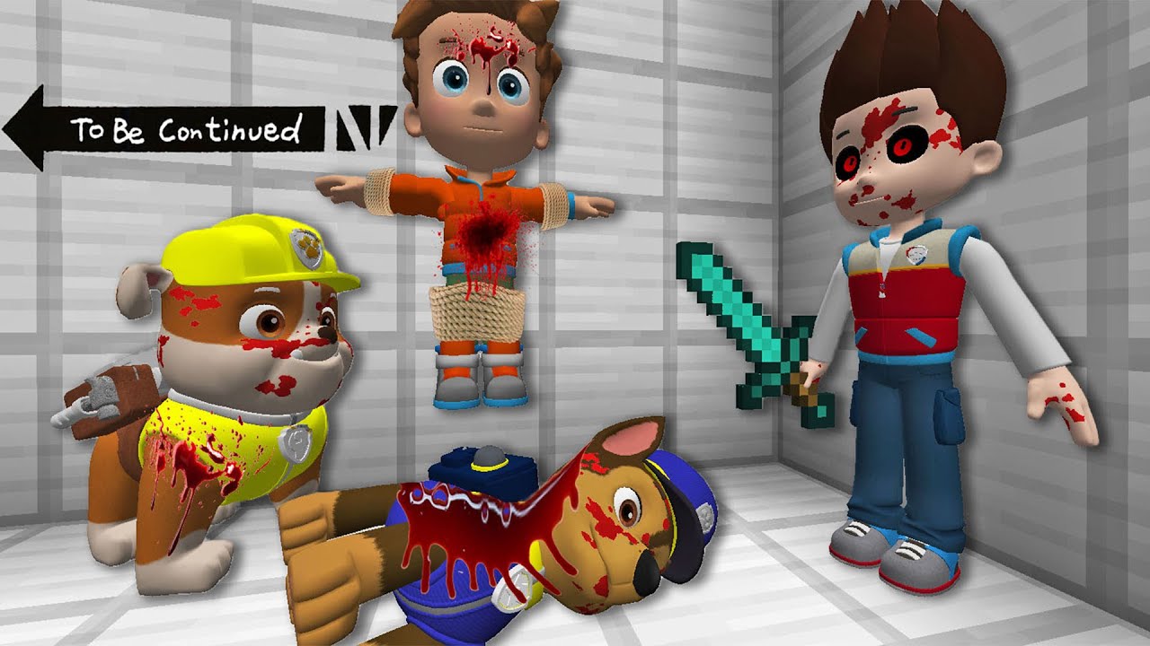 WHAT HAPPENED With PAW PATROL And RYDER.EXE In Minecraft TITAN