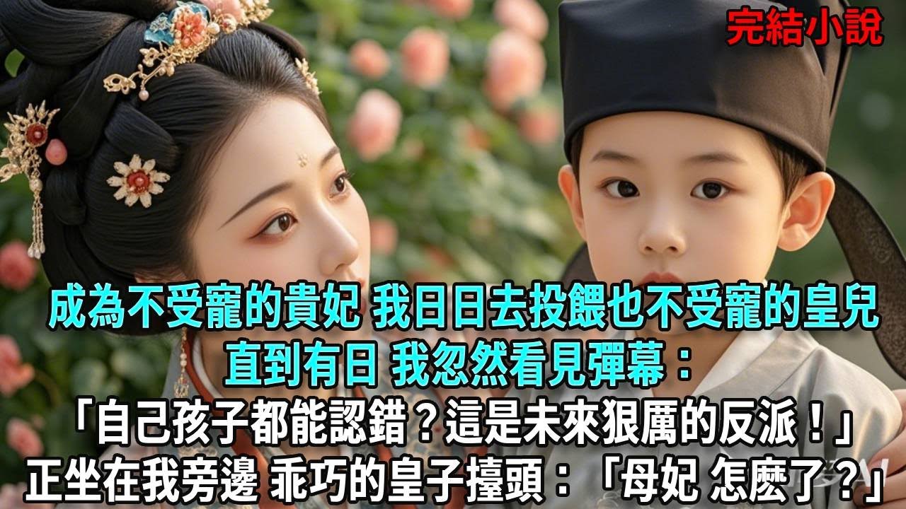 成為不受寵的貴妃後。我日日去投餵也不受寵的皇兒直到有一日，我忽然看見彈幕：【我的天自己孩子都能認錯？這可是未來手段狠厲的反派！！】正坐在我旁邊乖巧皇子：「母妃，怎麽了？」#爽文#古言#打臉#小說