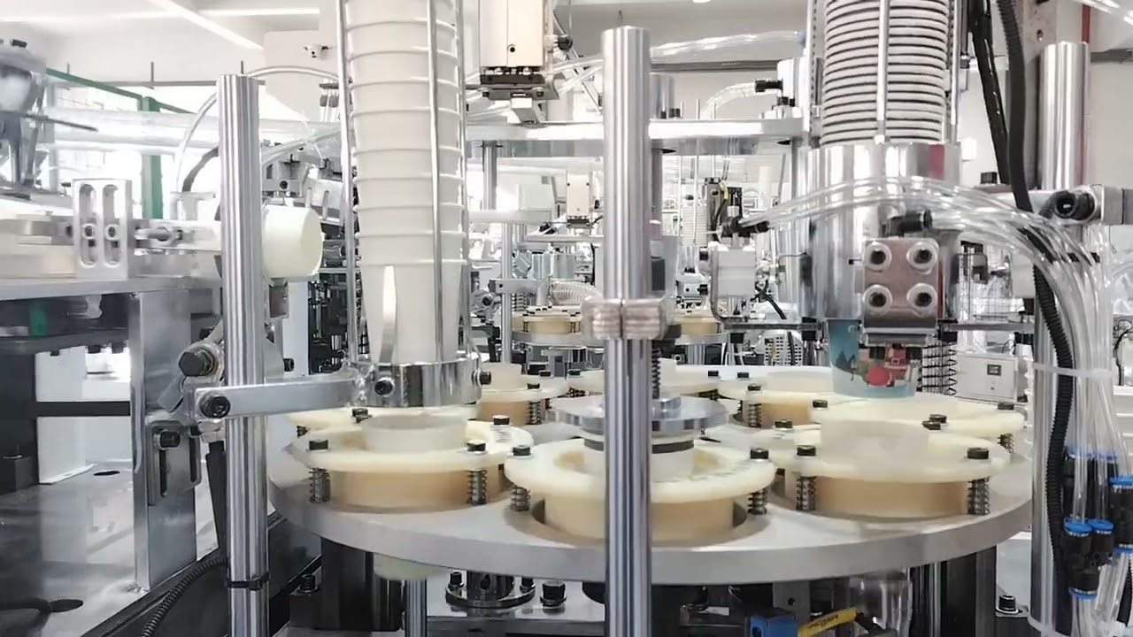 Customized 9oz double wall paper cup machine has been produced,test video for our Ecuadorian clients