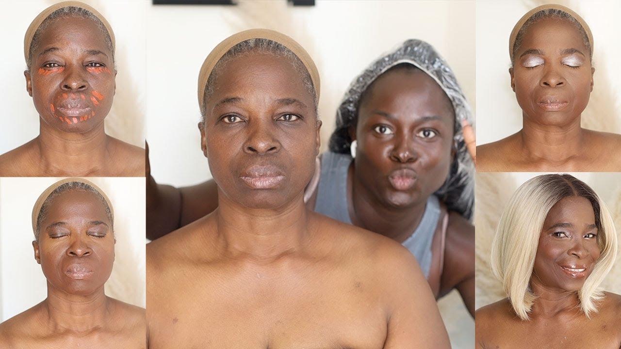 Makeup On My Mom For A Photoshoot | Makeup On Mature Skin // OHEMAA