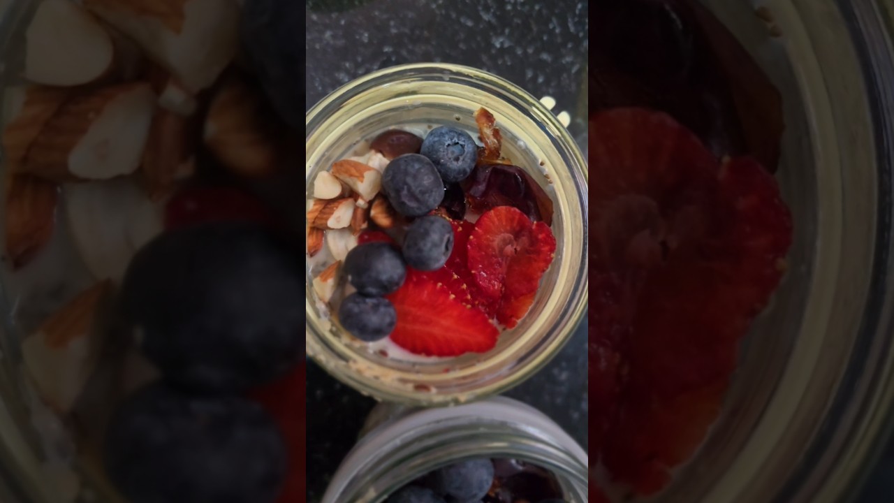 #OatsChiaPudding #Healthy #ChiaPudding #NuttyDelight #BreakfastGoals #VeganBreakfast #GlutenFreeEats