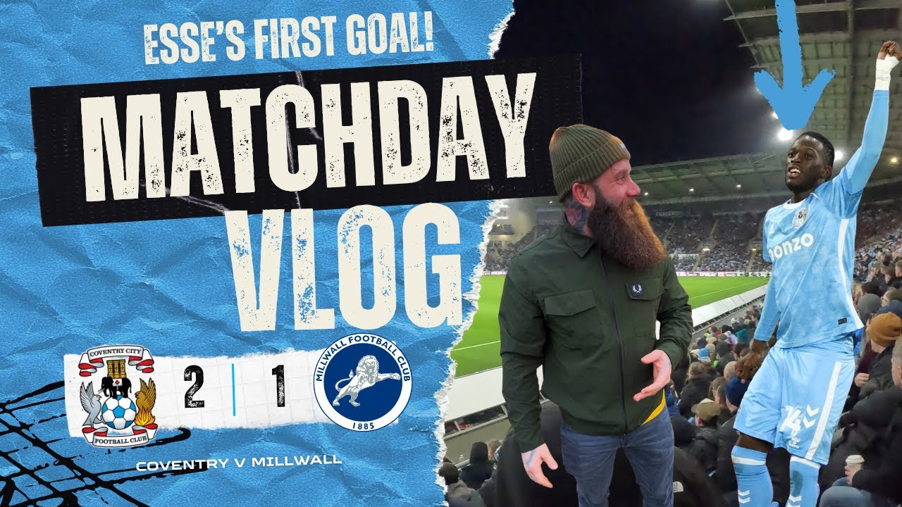 Another Big Win 2-1 Coventry City v Millwall | Midweek Grit & Freezing Cold