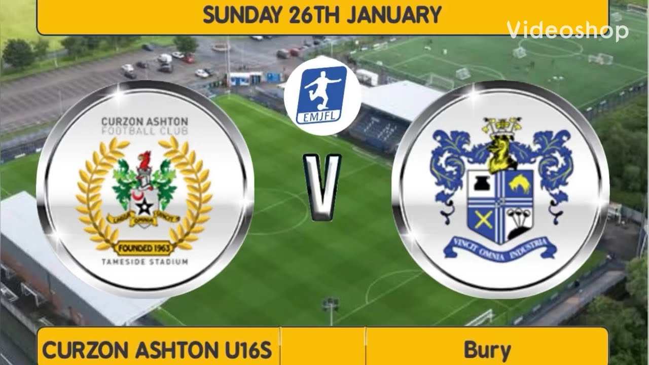 Curzon Ashton u16s v Bury FC, EMJFL, 26/01/2025, (2-1)