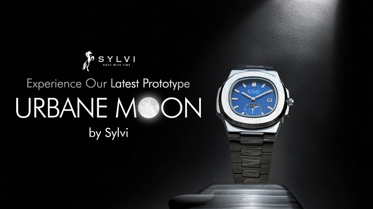 Unleash Lunar Elegance: Sylvi Urbane Moon Watch Grand Launch! 🌙