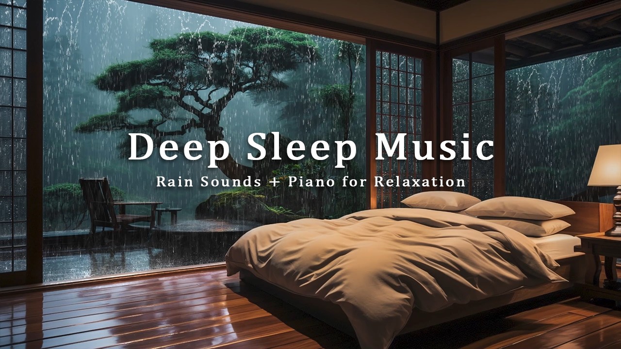 Relaxing Sleep Music & Rain Sounds to Reduce Stress – Relax the Mind, Body, and Help You Meditate