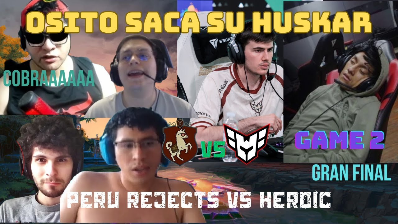 analizan la gran final heroic vs peru rejects game 2