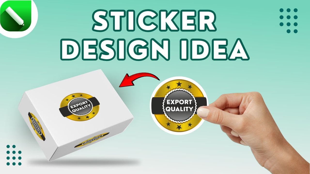 Sticker Design Idea in CorelDraw | How to Design a Sticker | CorelDraw Tutorial