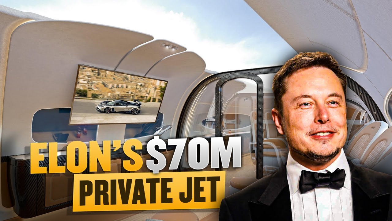 Inside Elon Musk's $70M Private Jet