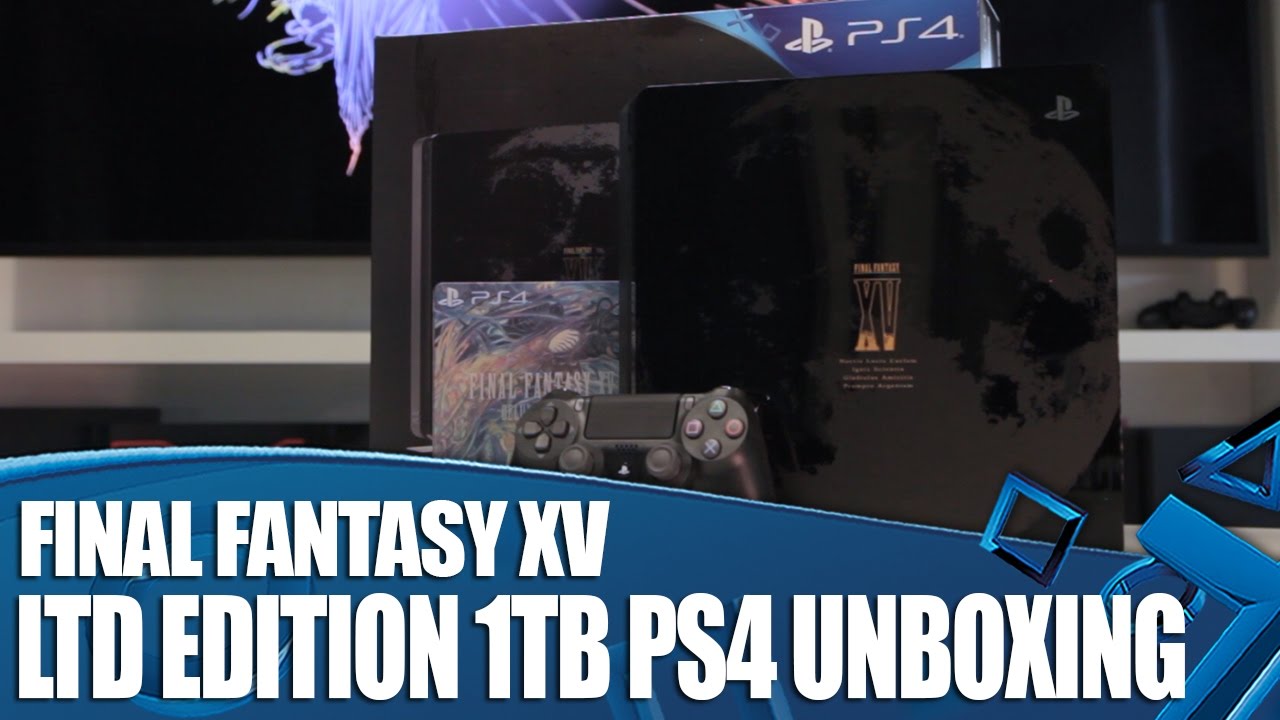 Final Fantasy XV Limited Edition 1TB PS4 Unboxing