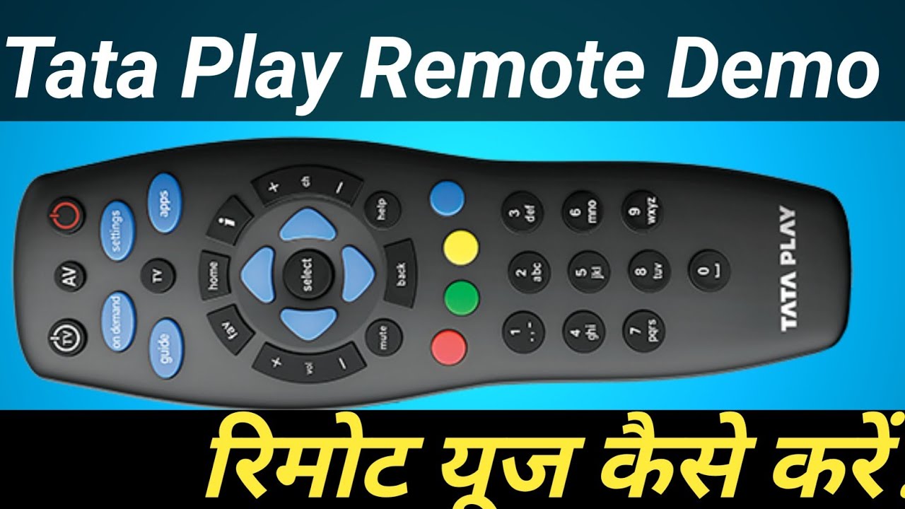 Tata Play Remote Demo || Tata Play Remote Keise Chalaye