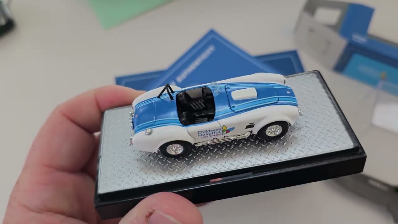 First release new casting M2 Machines Children's Hospital of LA 1965 Shelby Cobra 427 Roadster