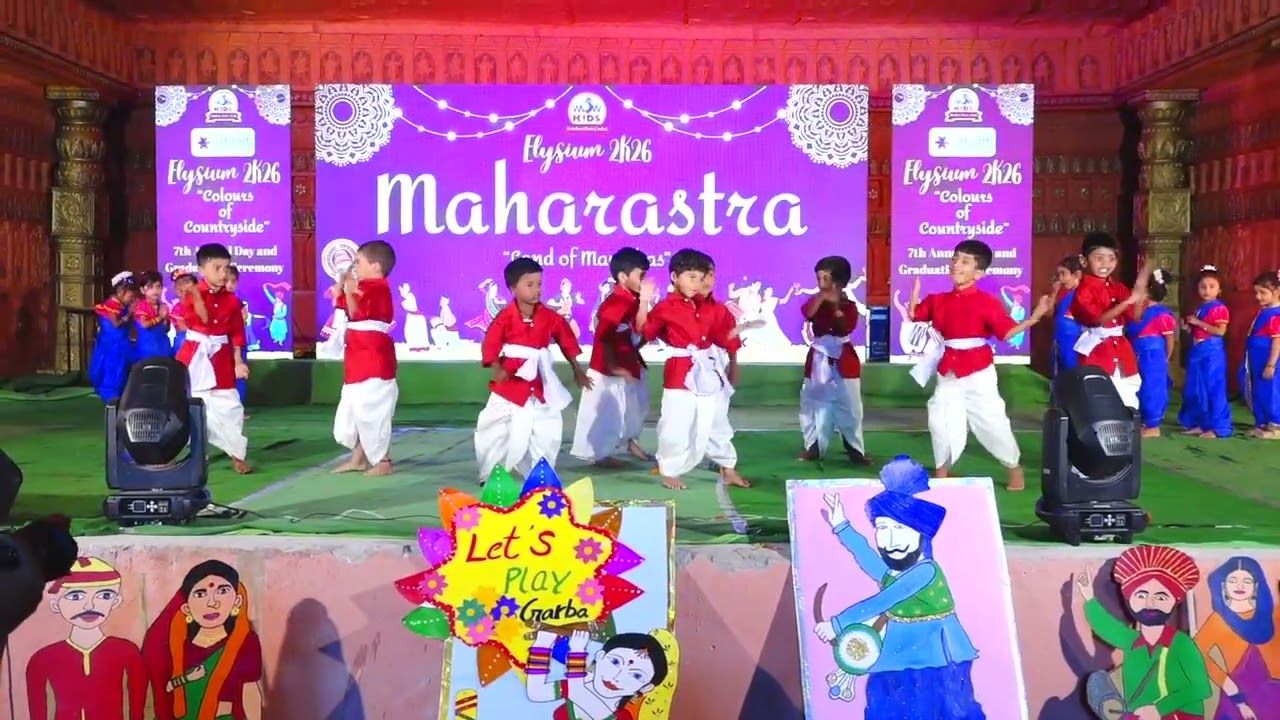 Best Maharastra Folk Dance Annual day Performance #annualday #maharashtra #folkdance #lallatibhandar