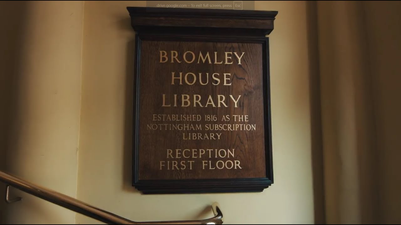 Inside Bromley House Library, Nottingham | Shot by SimplyThrilled