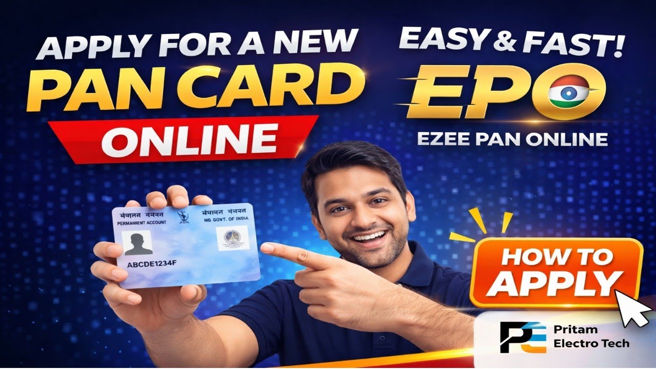 Apply New PAN Card Online in 10 Minutes | Ezee PAN Online (Step-by-Step)