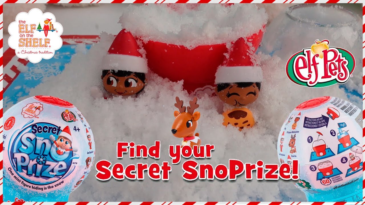 Elf On The Shelf -  Secret SnoPrize and ELF PETS  MERRY MINIS | Globo de nieve sorpresa