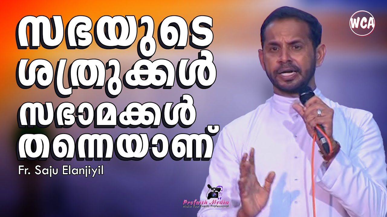 സഭയുടെ ശത്രുക്കൾ സഭാമക്കൾ തന്നെയാണ് | Fr Saju Elanjiyil