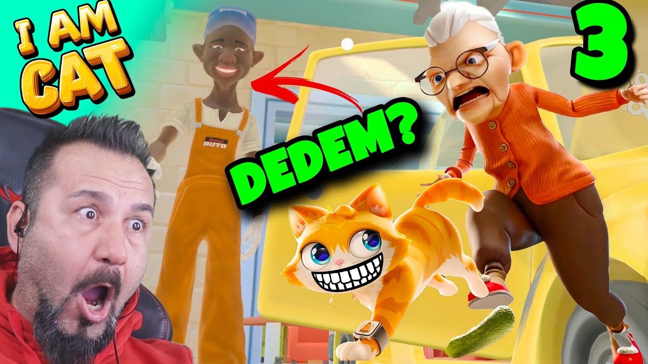 DELİ KEDİ! DEDEMİ BULDUM! | I AM CAT OYNUYORUZ 3. BÖLÜM