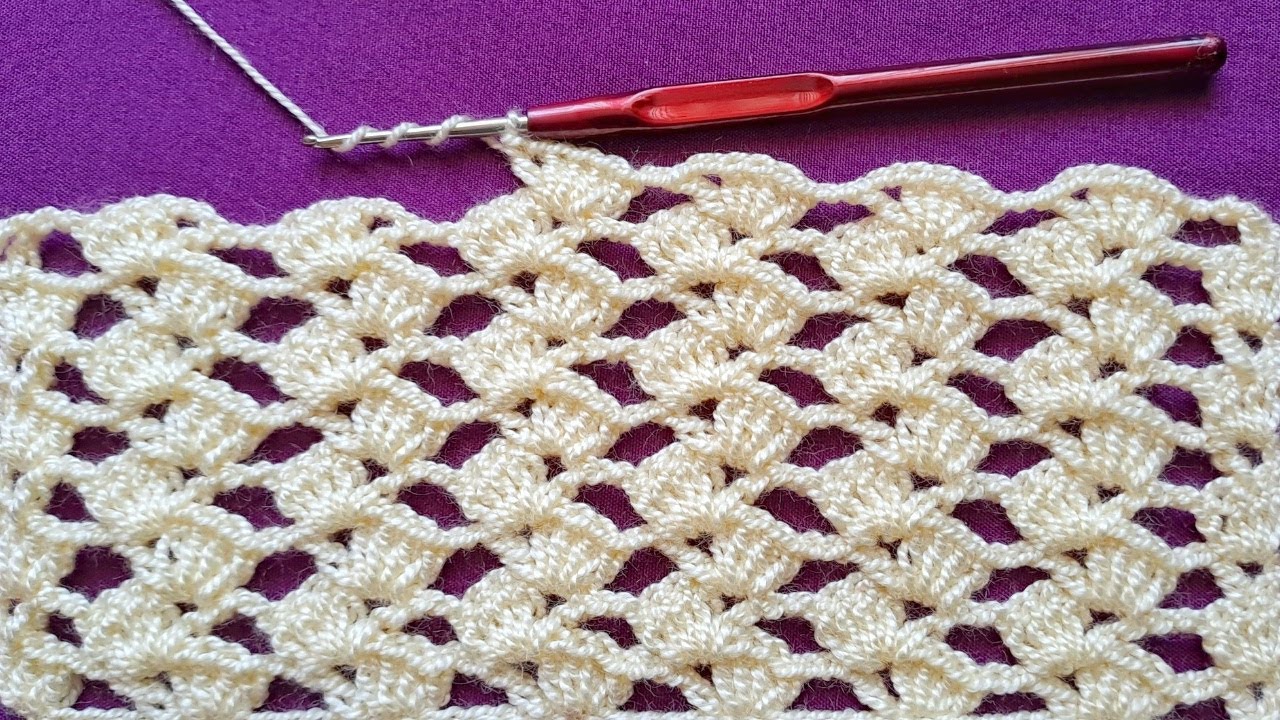 ¡Guau! Magnífico Punto a Ganchillo con Sólo Una Vuelta/Crochet Stitch Tutorial Video/Ponto de Crochê