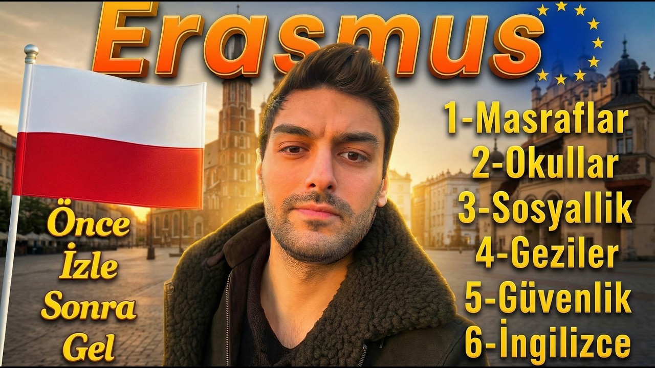 Erasmus İçin Polonya Mantıklı mı? 🇵🇱 | Masraflar, Okul ve Sosyal Hayat | Erasmus Rehberi