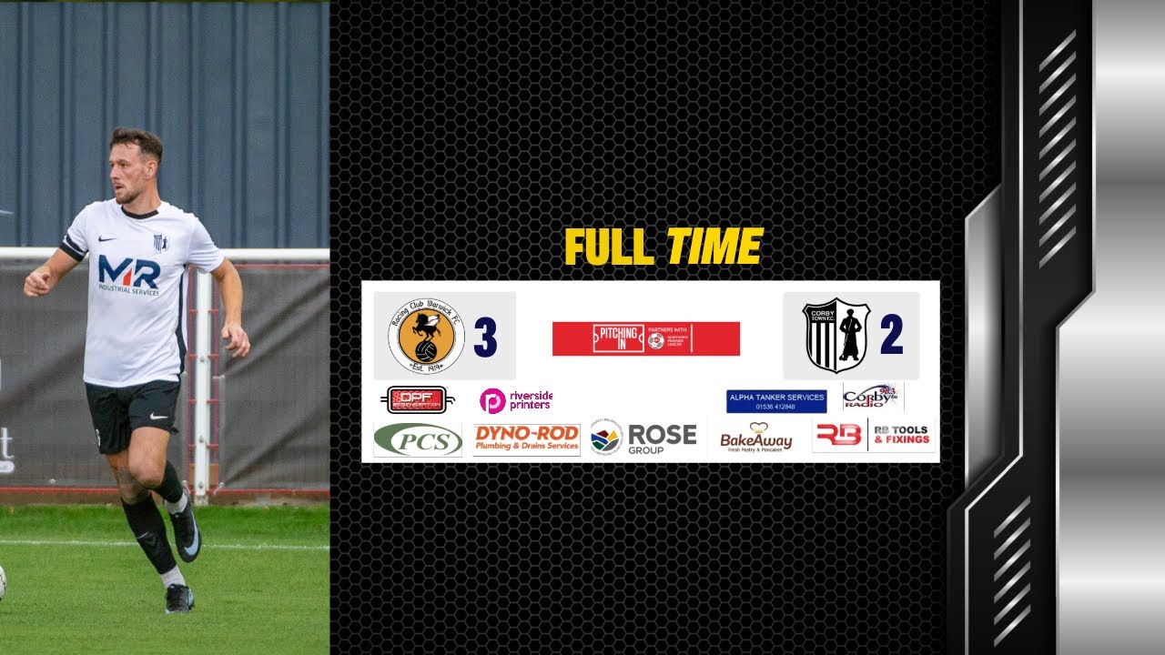 RACING CLUB WARWICK 3-2 CORBY TOWN