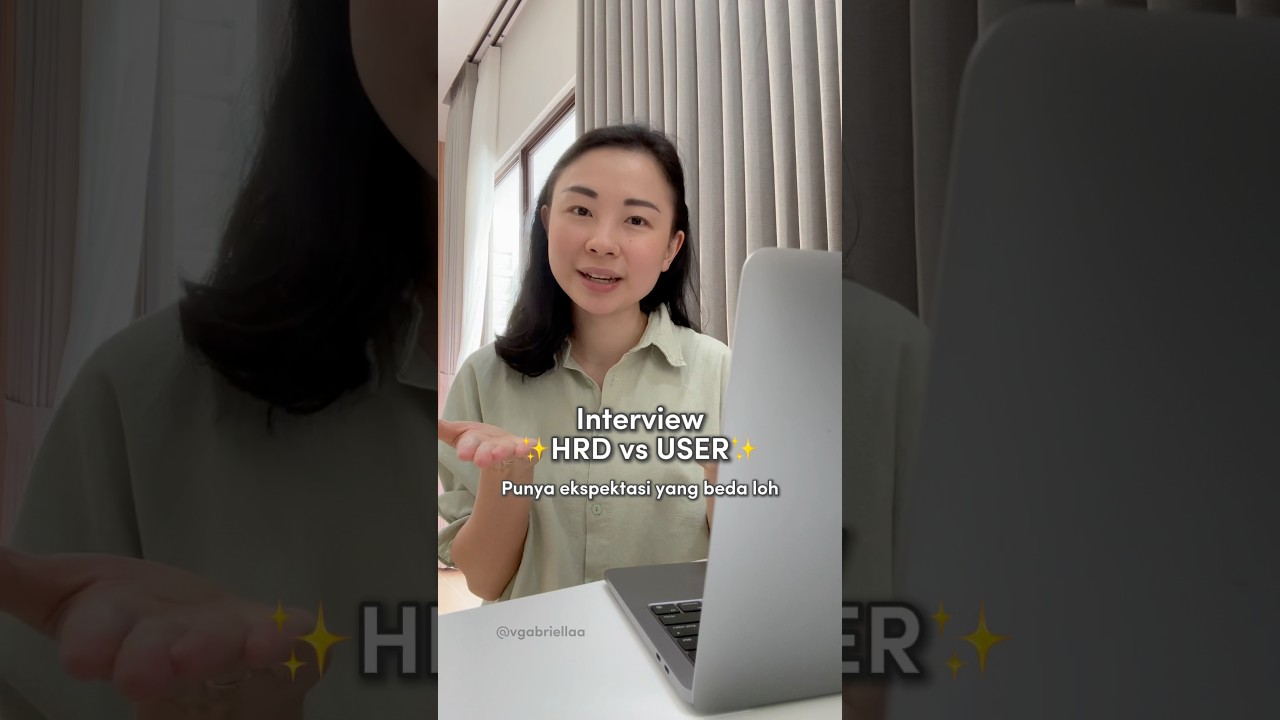 Kunci bisa lolos interview HRD dan User: Tahu perbedaan ekspektasi dari 2 interview ini✨ #tipskarir