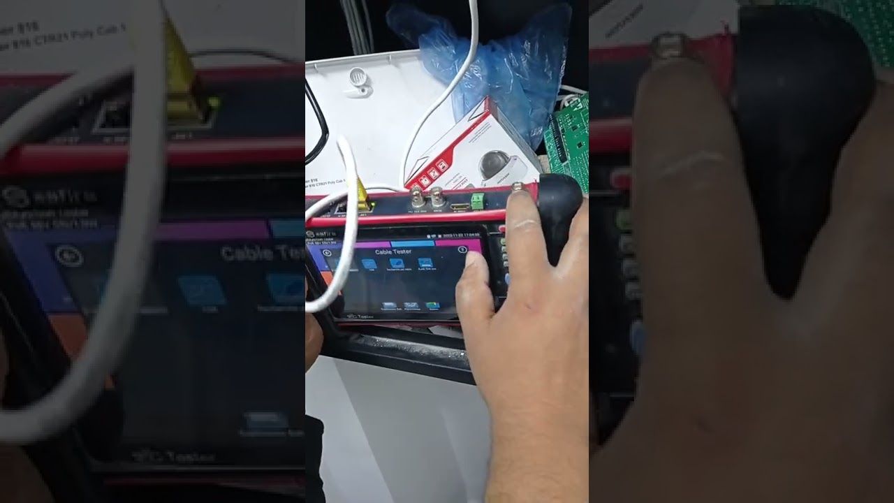appareil SAFIR IPC TESTER pour les caméra ip/inalog réseau informatique multimètre et autre apk