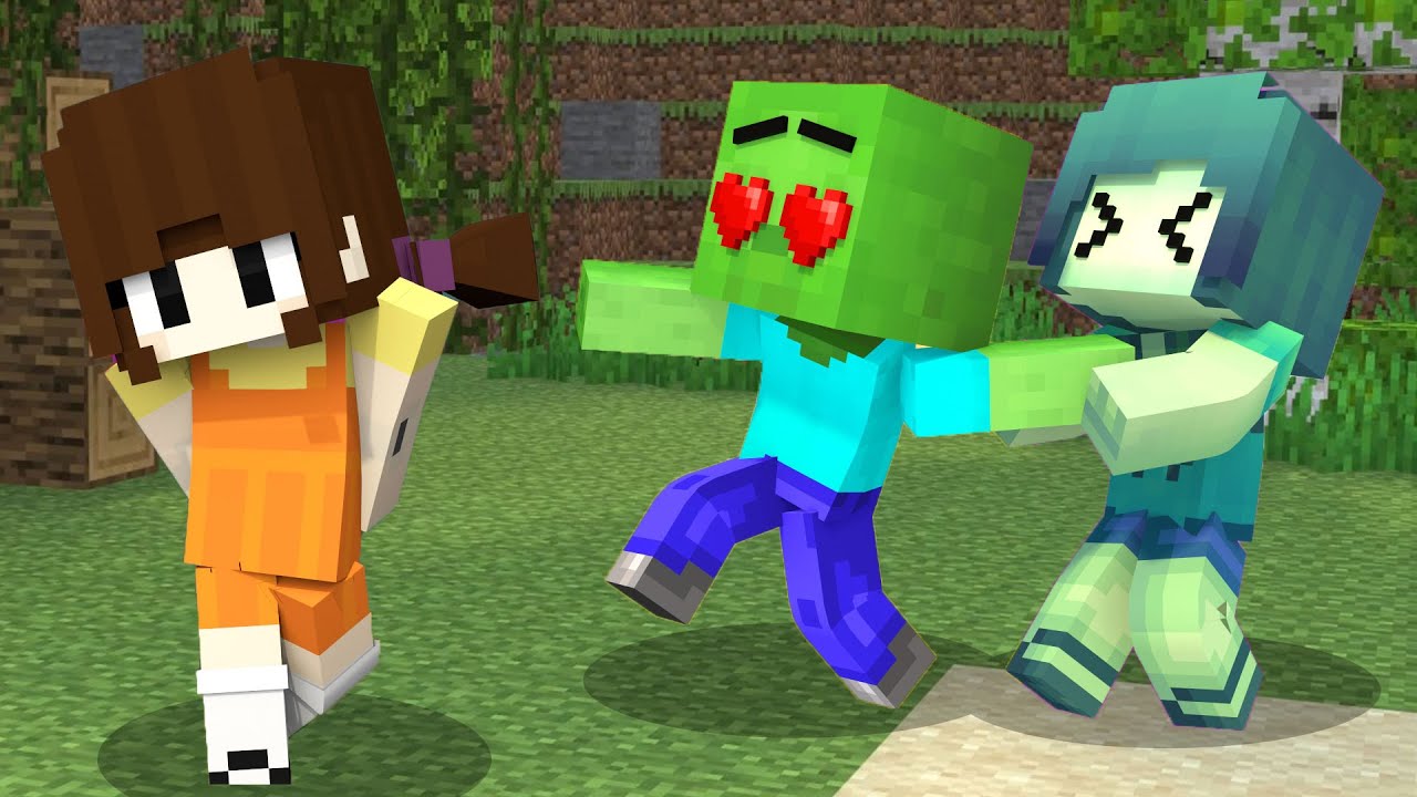 Monster School Squid Game Doll Love Cursed Story | Squid Game in Minecraft | Minecraft Animation