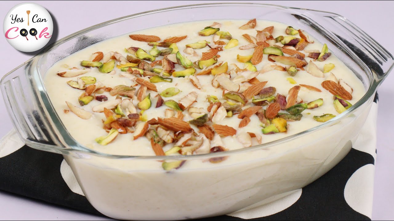 CUSTARD KHEER by (YES I CAN COOK)
