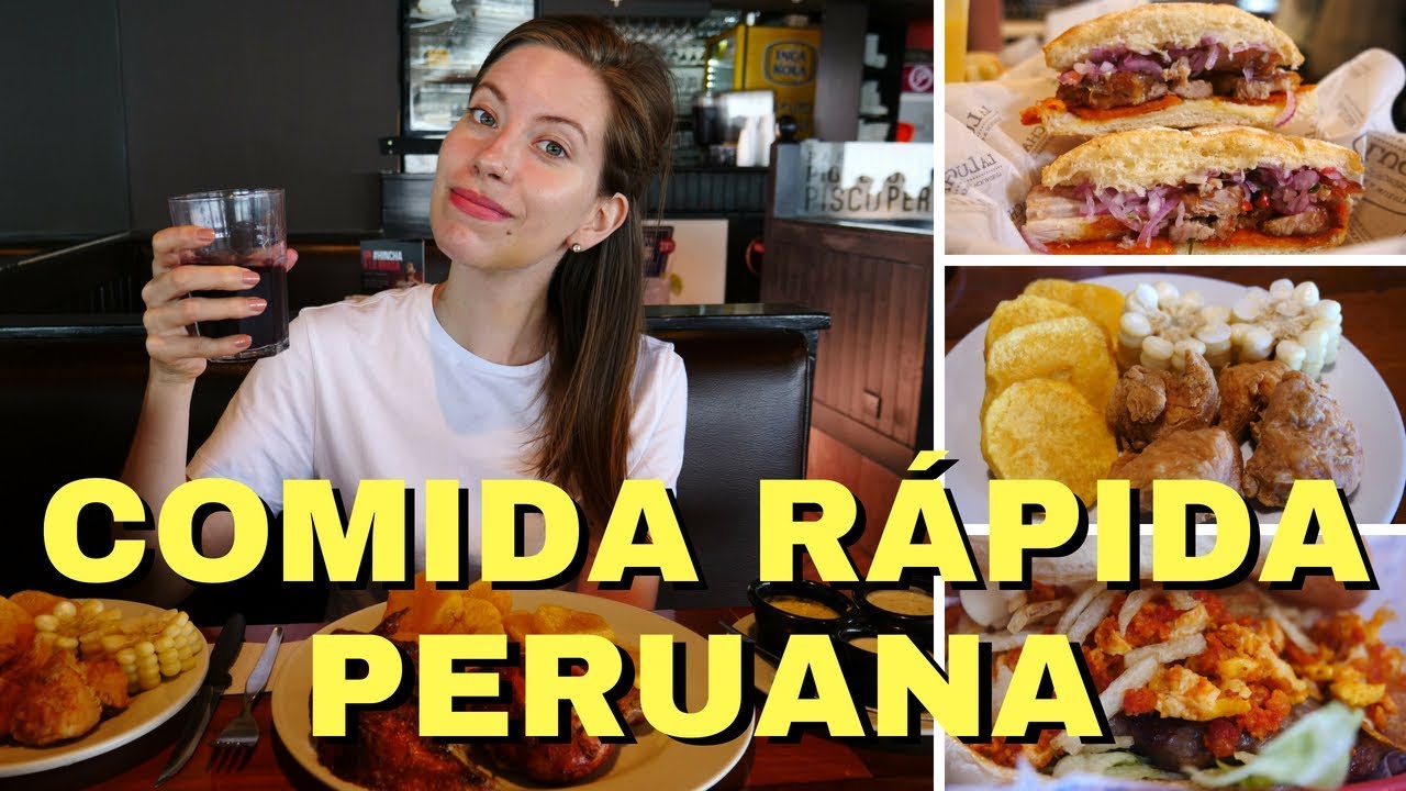 Comida Rápida Peruana en Lima, Perú 🍗🥪🍔 La Sanguchería, Pollería Pardos y Bembos Hamburguesas