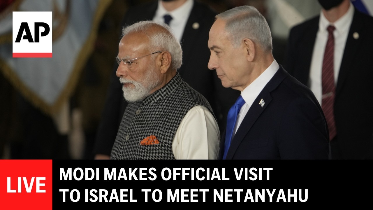 LIVE: India&rsquo;s PM Modi makes official visit to Israel to meet Netanyahu