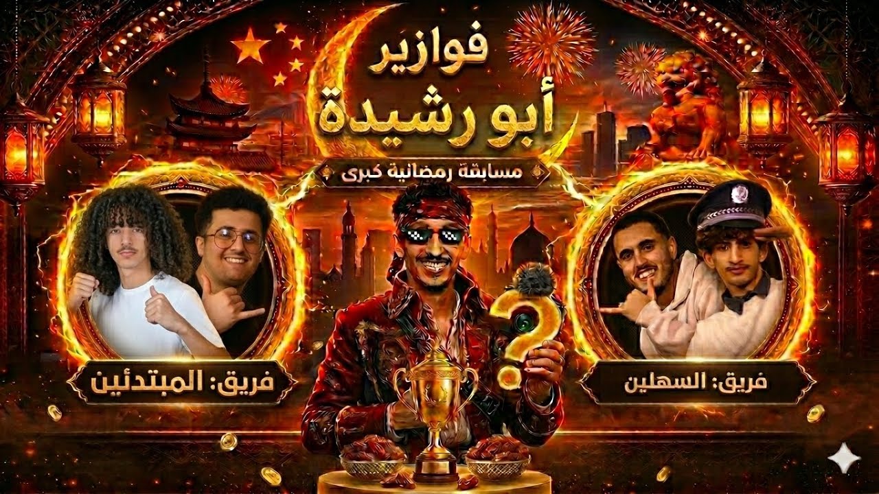 مين يكمل؟ ومين يخرج؟ 🔥| فوازير أبو رشيدة الحلقة 2 🇨🇳🌙
