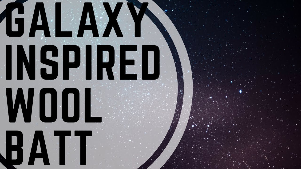 Drumcarding Galaxy Inspired Batt/Roving for Socks from Superwash Wool
