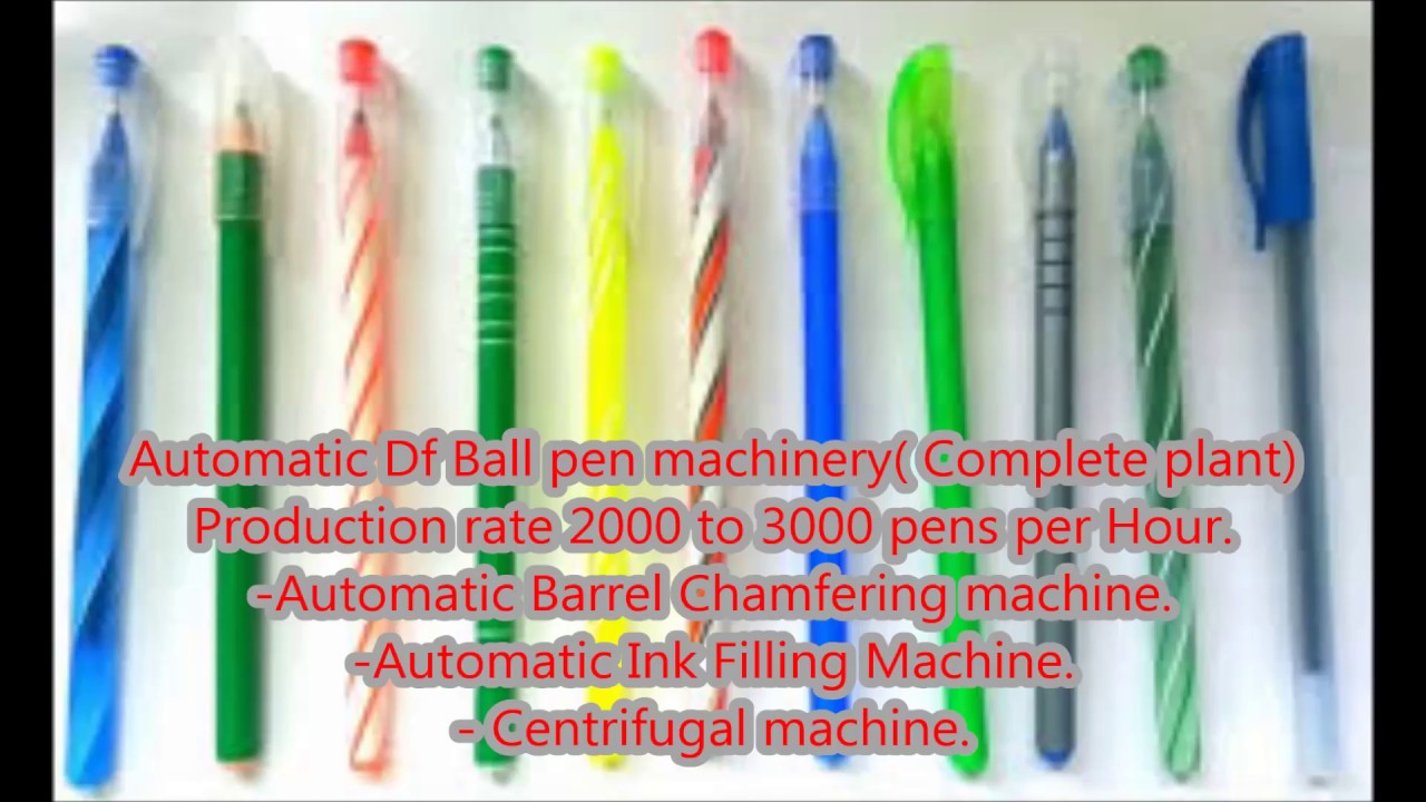 DF Ball Pen Raw material #Use  & throw Ball pen machinery-+919967510346