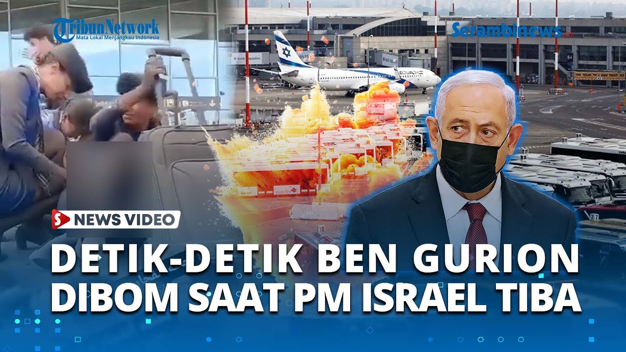 Detik Detik Bandara Ben Gurion Dirudal Houthi, Tepat Setelah Pesawat Netanyahu Mendarat