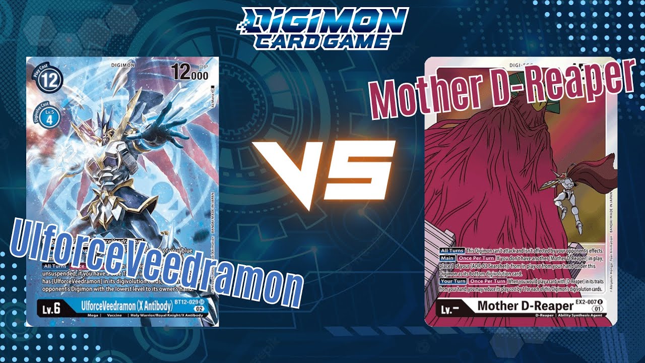 UlforceVedramon VS Mother D-Reaper BT12『Ultimate Cup Junio 2023』