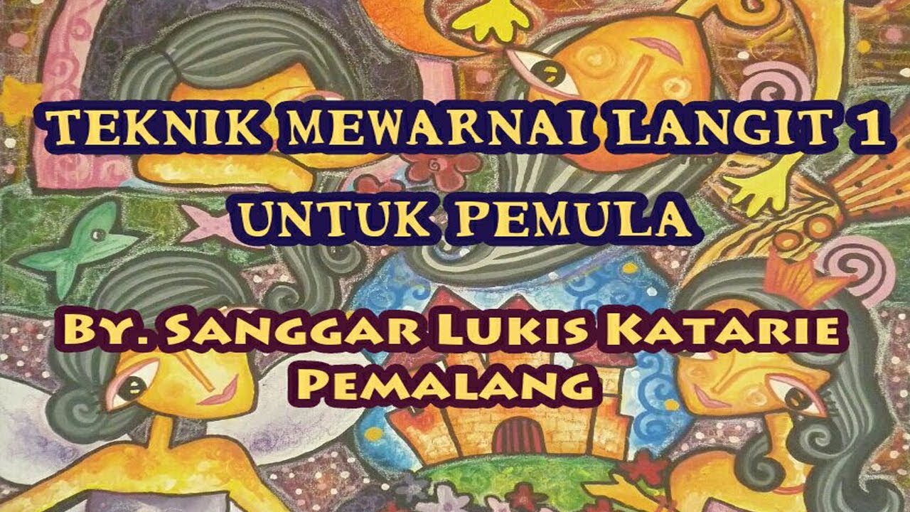 Teknik Mewarnai Langit | Untuk Pemula | Crayon | Tutorial 1
