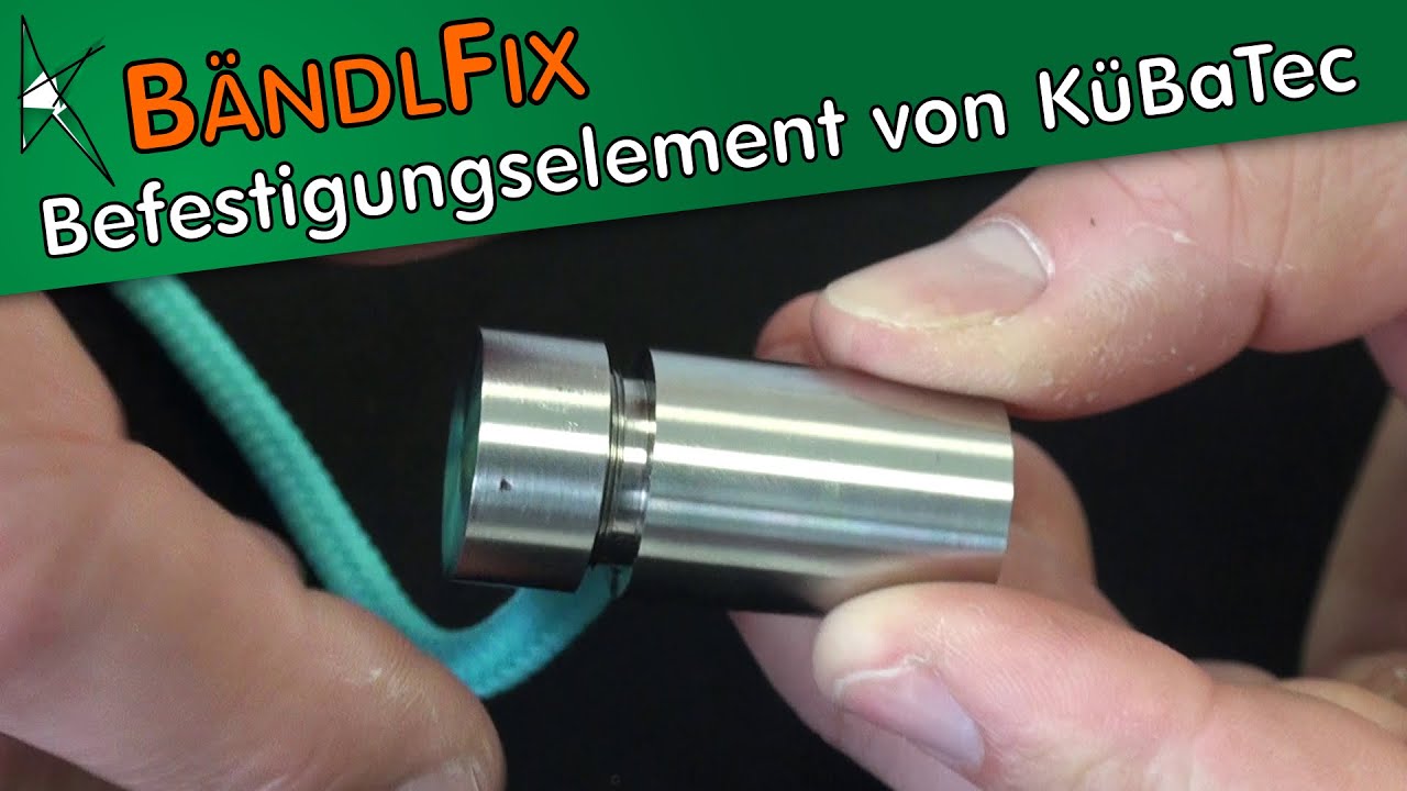 Individuellen M&ouml;belgriff erstellen: Funktionsweise des Befestigungselements B&auml;ndlFix von K&uuml;BaTec