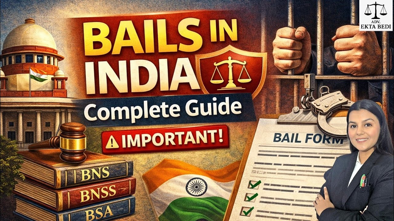 Will You Get Bail or Go to Jail? | Complete Bail Law Explained in India (New BNSS) #bail #indianlaw 
