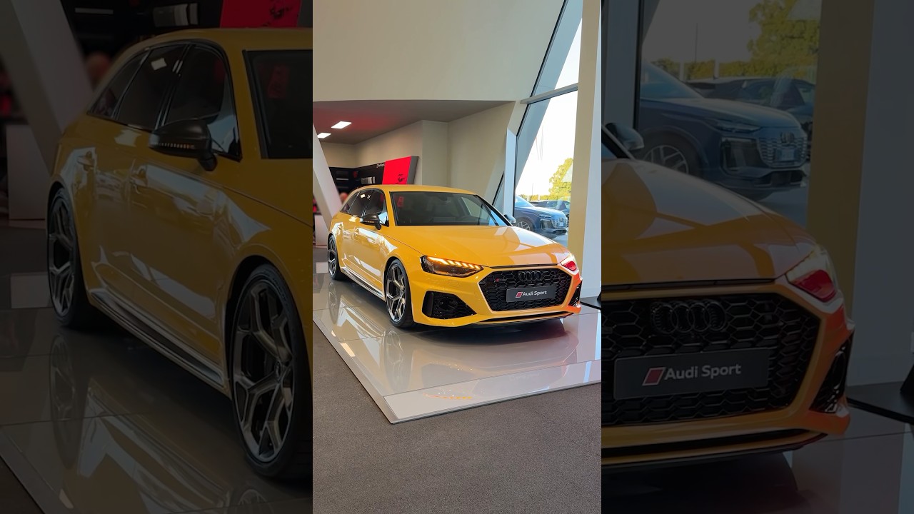 New Audi RS4 Edition 25 Years 😍 #audi #rs4