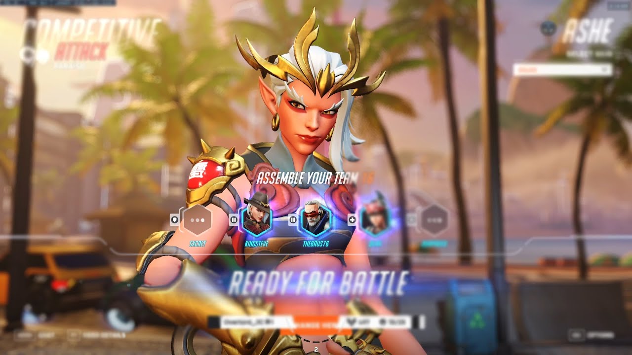 GALE TOP 500 ASHE GAMEPLAY - OVERWATCH 2 TOP 500 SEASON 8