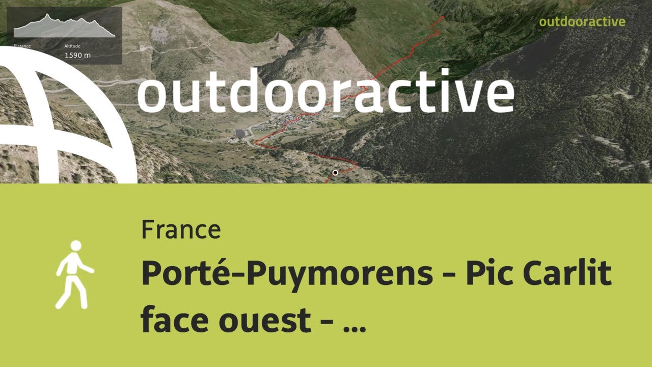 randonn&eacute;e en France: Port&eacute;-Puymorens - Pic Carlit face ouest - Ref B&eacute;sines - M&eacute;rens